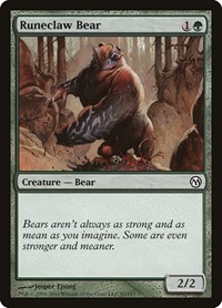 Runeclaw Bear, Duels of the Planeswalkers