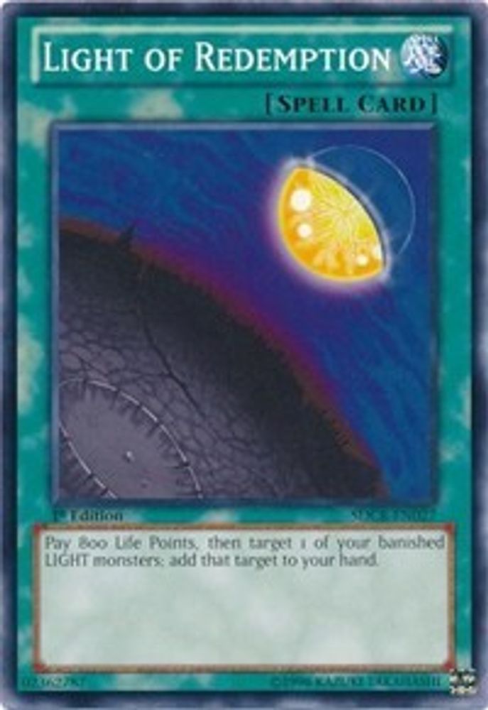 Light of Redemption, 1st-edition, front