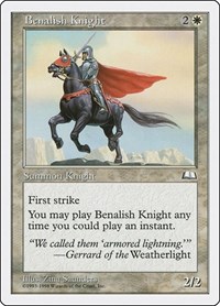 Benalish Knight, Anthologies