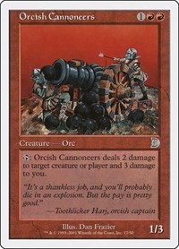 Orcish Cannoneers, Deckmasters Garfield vs Finkel