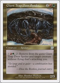 Giant Trap Door Spider, Deckmasters Garfield vs Finkel