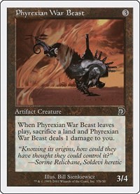 Phyrexian War Beast (37b), Deckmasters Garfield vs Finkel