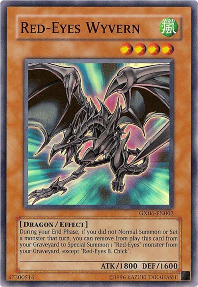 Red-Eyes Wyvern, Limited, front