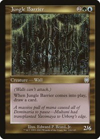 Jungle Barrier, Apocalypse