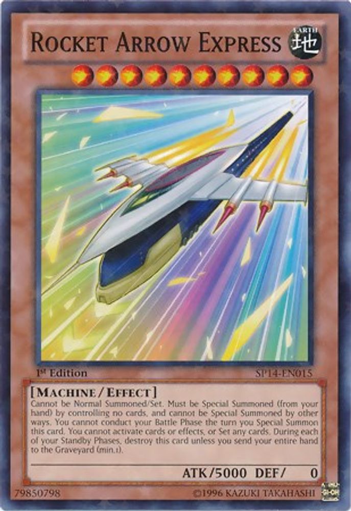 Rocket Arrow Express (Starfoil), 1st-edition, front