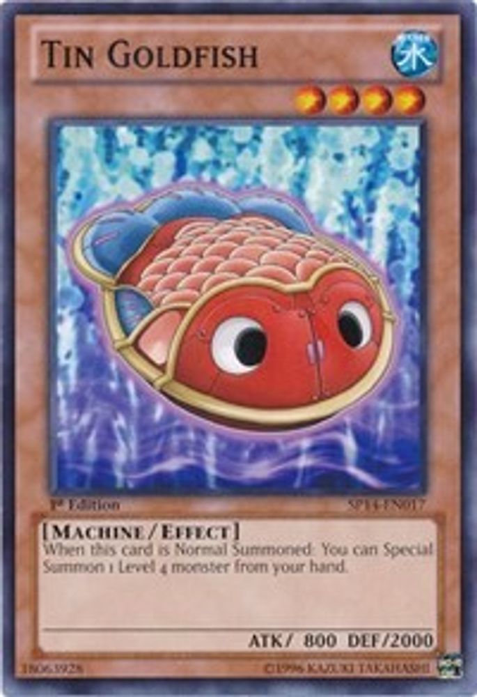 Tin Goldfish, 1st-edition, front