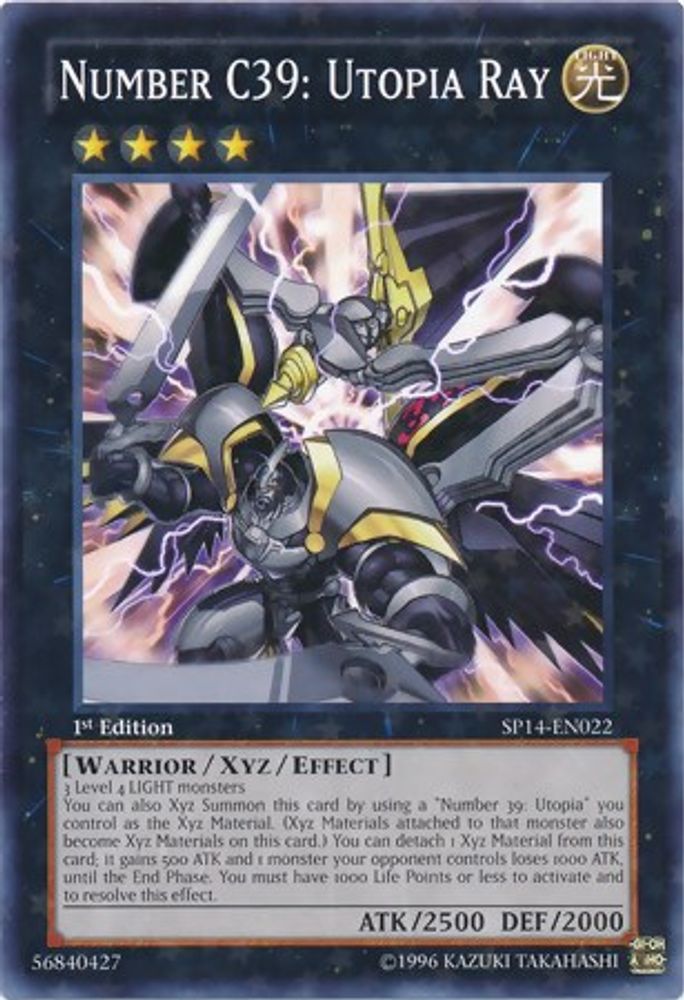 Number C39: Utopia Ray (Starfoil), 1st-edition, front