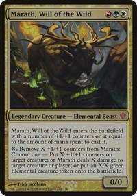 Marath, Will of the Wild (Commander 2013), Oversize Cards