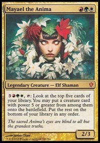 Mayael the Anima (Commander 2013), Oversize Cards