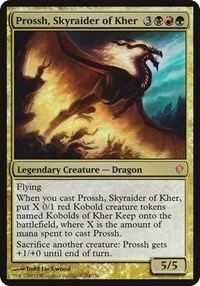Prossh, Skyraider of Kher (Commander 2013), Oversize Cards