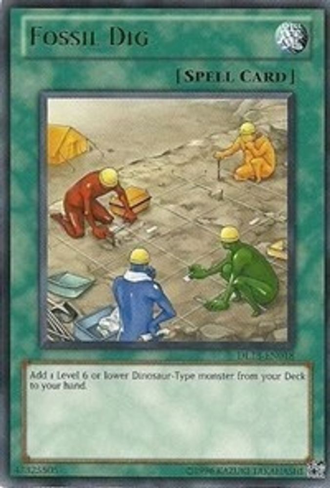 Fossil Dig (Green), Standard, front