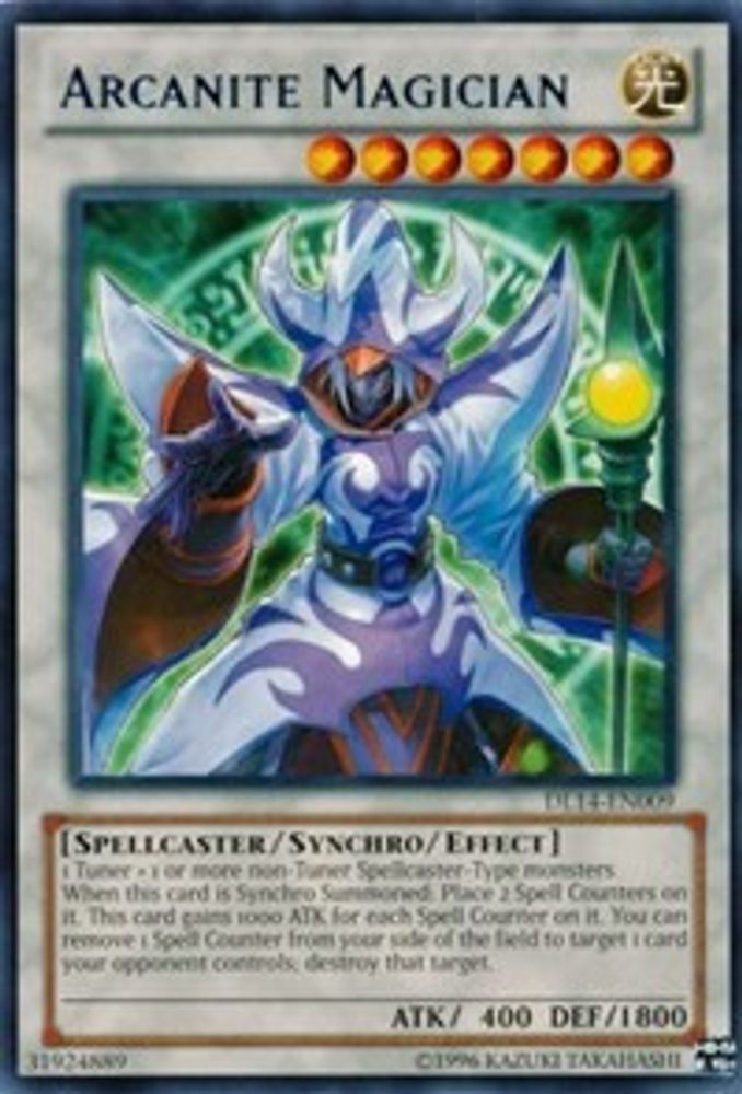 Arcanite Magician (Blue), Unlimited, front