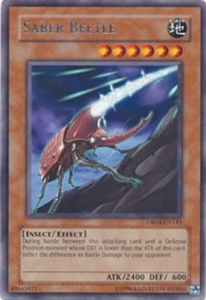 Saber Beetle, Standard, front