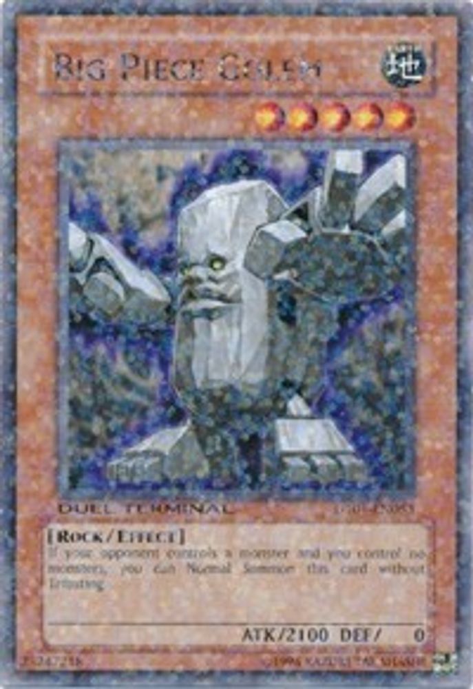 Big Piece Golem, Limited, front