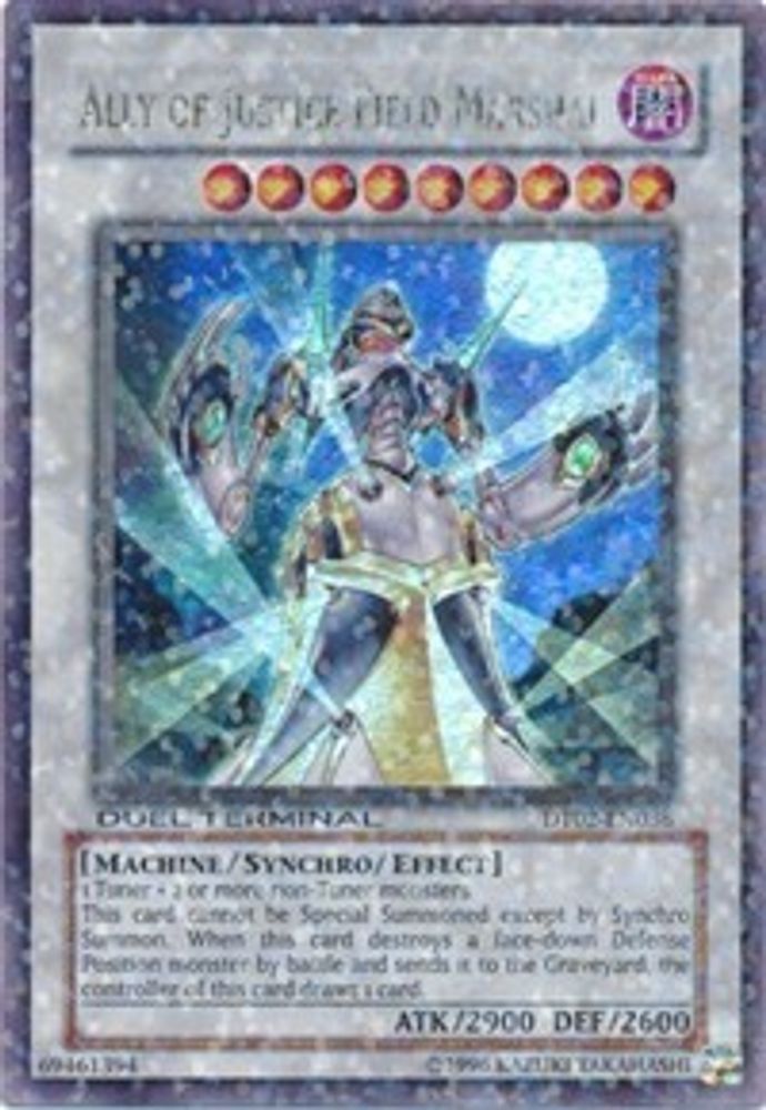 Ally of Justice Field Marshal, Limited, front
