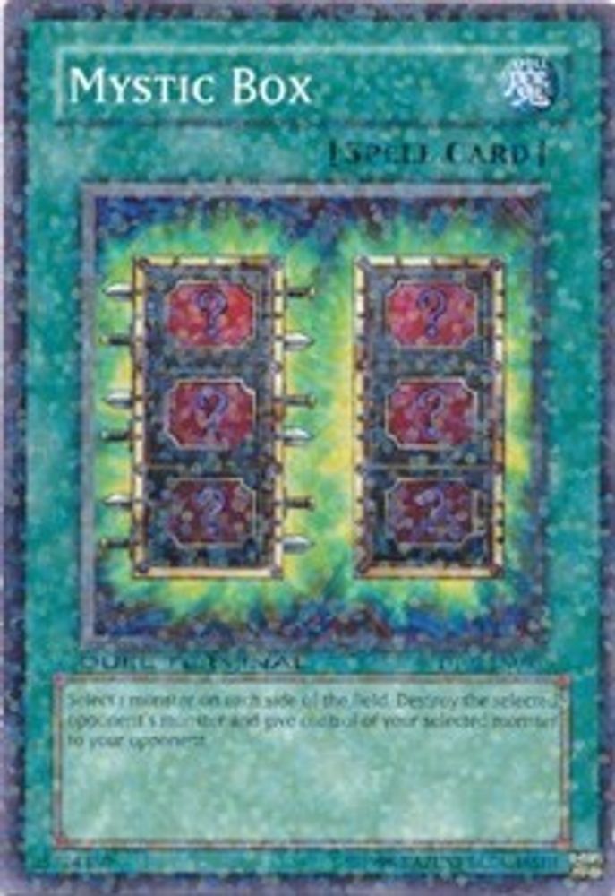 Mystic Box, Limited, front