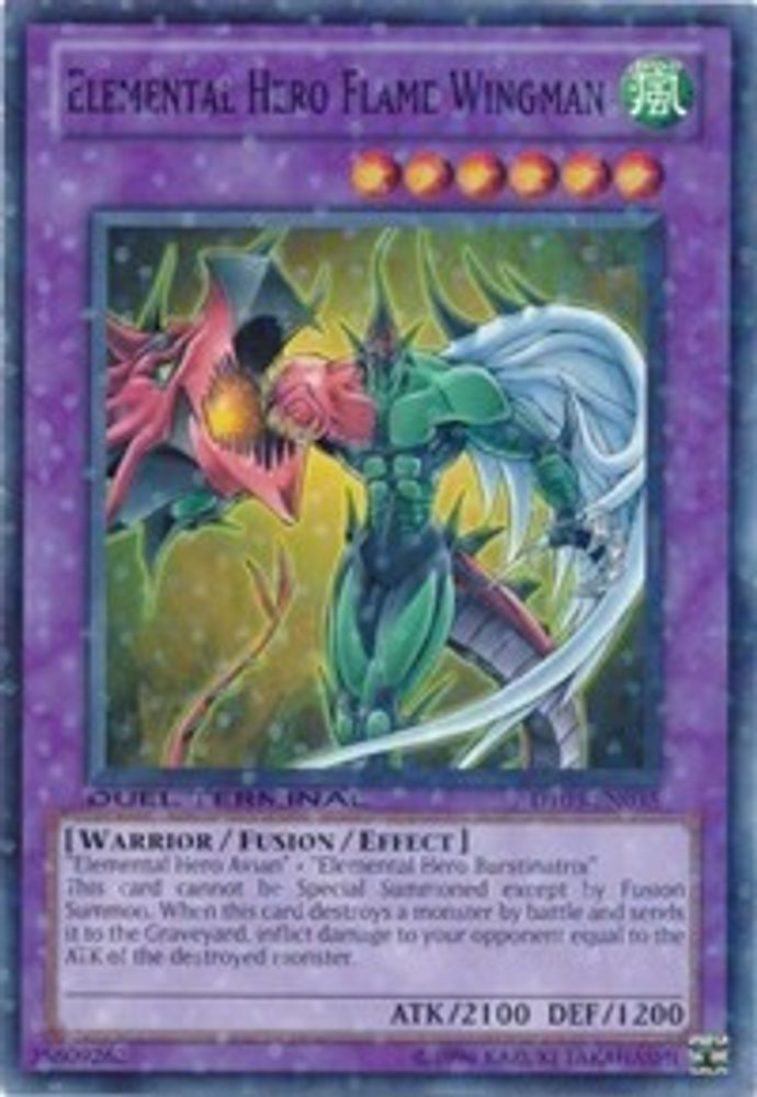 Elemental HERO Flame Wingman, Limited, front