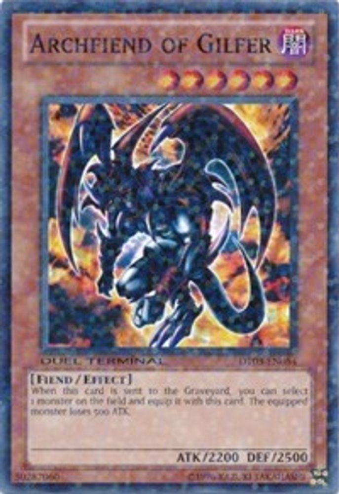 Archfiend of Gilfer, Limited, front