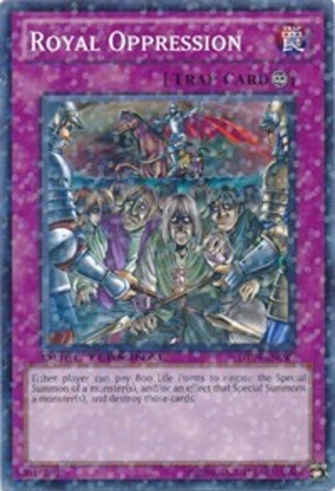Royal Oppression, Limited, front