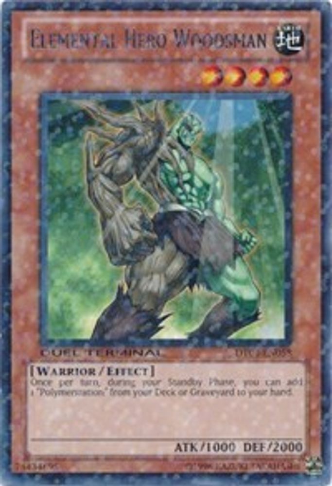 Elemental Hero Woodsman, Unlimited, front