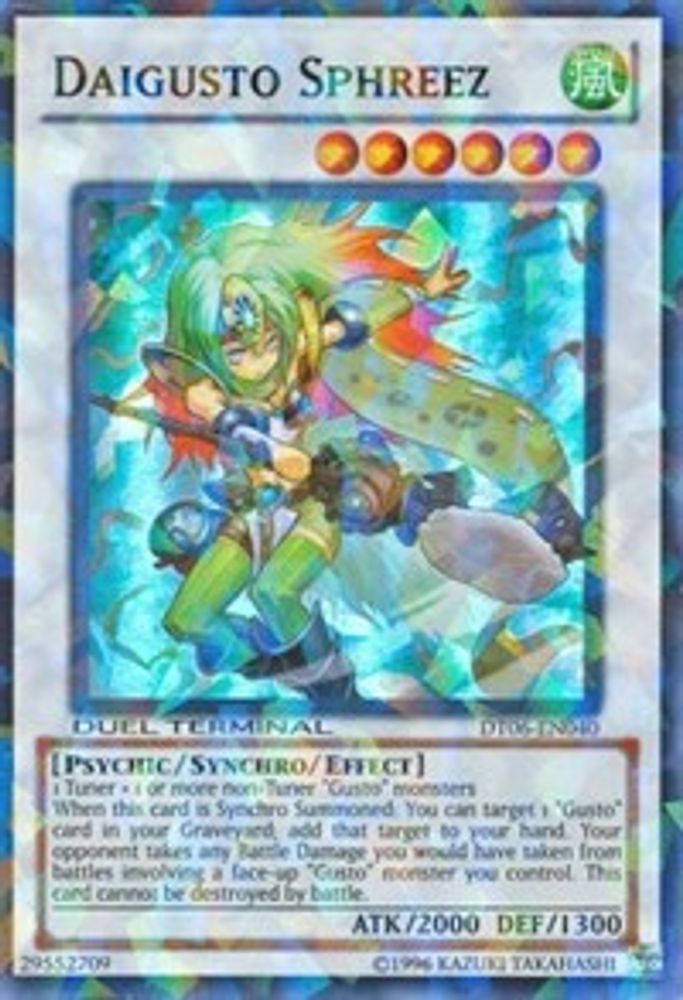 Daigusto Sphreez, Limited, front