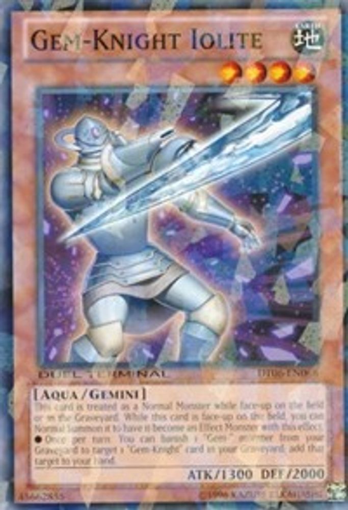 Gem-Knight Iolite, Limited, front