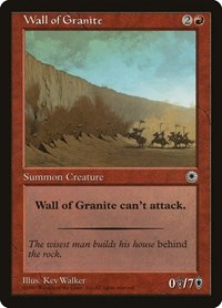 Wall of Granite, Portal