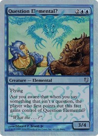 Question Elemental? (Alternate Foil), Unhinged