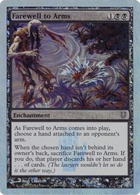 Farewell to Arms (Alternate Foil), Unhinged
