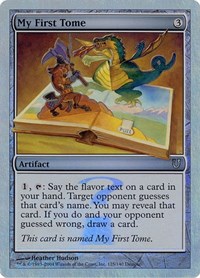 My First Tome (Alternate Foil), Unhinged