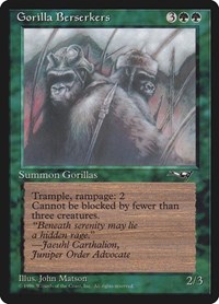Gorilla Berserkers (Closed Mouth), Alliances