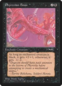 Phyrexian Boon (Man Held Aloft), Alliances