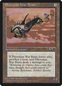 Phyrexian War Beast (Facing Right), Alliances