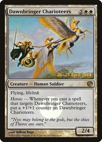 Dawnbringer Charioteers, Prerelease Cards