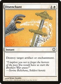 Disenchant, Coldsnap Theme Deck Reprints