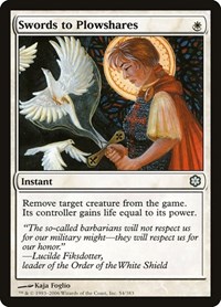 Swords to Plowshares, Coldsnap Theme Deck Reprints