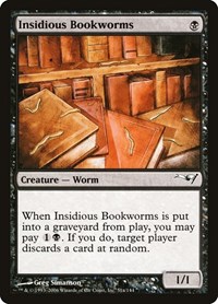 Insidious Bookworms, Coldsnap Theme Deck Reprints