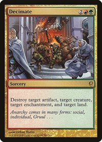 Decimate, Conspiracy