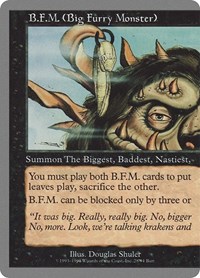 B.F.M. (Big Furry Monster) (28), Unglued