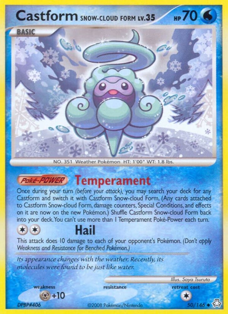 Castform Snow-Cloud Form