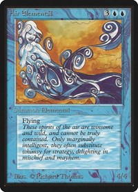 Air Elemental, Beta Edition