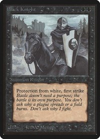 Black Knight, Beta Edition