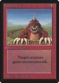 Burrowing, Beta Edition