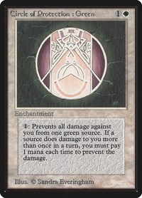 Circle of Protection: Green, Beta Edition