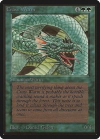 Craw Wurm, Beta Edition
