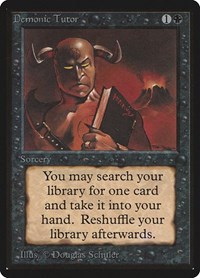 Demonic Tutor, Beta Edition
