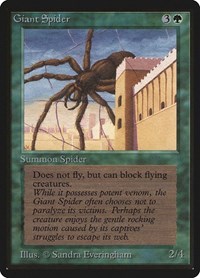 Giant Spider, Beta Edition