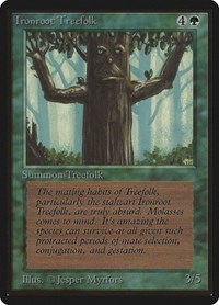 Ironroot Treefolk, Beta Edition
