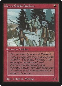 Mons's Goblin Raiders, Beta Edition