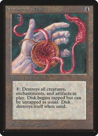 Nevinyrral's Disk, Beta Edition